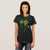 Butterfly Sonnenblume Gehirnverletzung Bewusstsein T-Shirt (Vorne ganz)