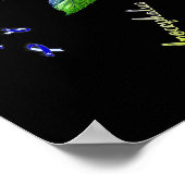 Butterfly Sonnenblume Hydrocephalus Bewusstsein Poster (Ecke)