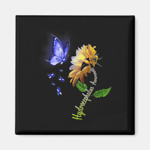 Butterfly Sonnenblume Hydrocephalus Sensibilisieru Magnet
