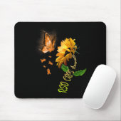 Butterfly Sonnenblume Rsd Crps Bewusstsein 1 Mousepad (Mit Mouse)