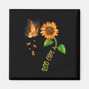 Butterfly Sonnenblume RSD CRPS Bewusstsein Magnet