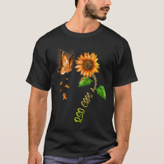 Butterfly Sonnenblume Rsd Crps Bewusstsein T-Shirt