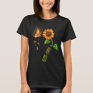 Butterfly Sonnenblume Rsd Crps Bewusstsein T-Shirt