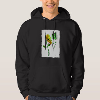 Butterfly Sonnenblumen Scoliose Bewusstsein für Mä Hoodie
