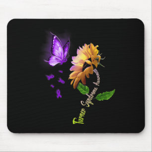 Butterfly Sonnenblumen-Turner-Syndrom Bewusstsein Mousepad