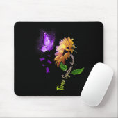 Butterfly Sonnenblumen-Turner-Syndrom Bewusstsein Mousepad (Mit Mouse)