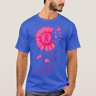 Butterfly Sonnenblumen Unterstützung Squad Brustkr T-Shirt