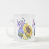 Butterfly Sonnenblumengarten Mattglastasse (Links)