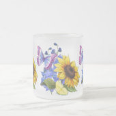 Butterfly Sonnenblumengarten Mattglastasse (Mittel)