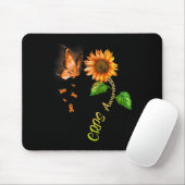 Butterfly Sonnenblumenkrebs Bewusstsein 1 Mousepad (Mit Mouse)