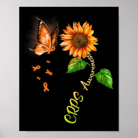 Butterfly Sonnenblumenkrebs Bewusstsein 1 Poster (Vorne)