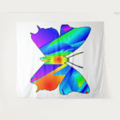Butterfly-Sonnenuntergang Wandteppich (Vorderseite (Horizontal))