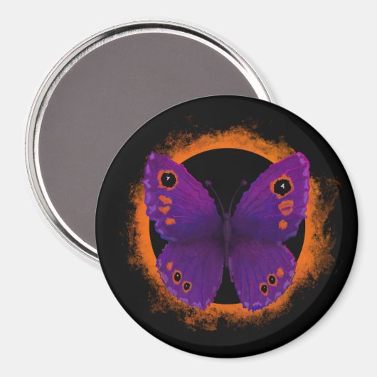 Butterfly Soular Eclipse Magnet (Vorderseite/Rückseite)