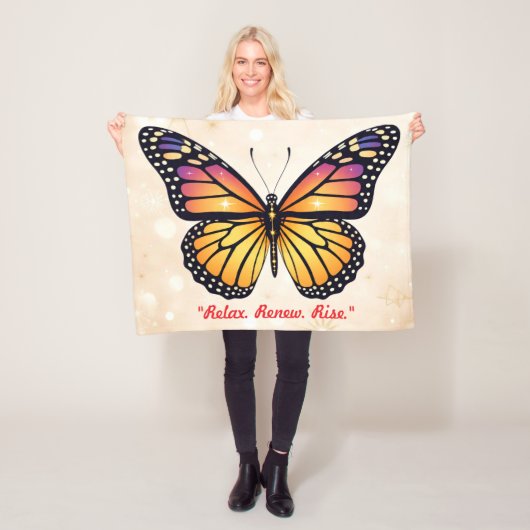 "Butterfly-Sparkle-Therapie" Fleecedecke (Beispiel)