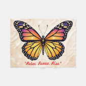 "Butterfly-Sparkle-Therapie" Fleecedecke (Vorderseite (Horizontal))