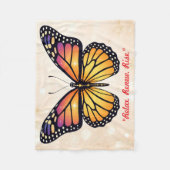 "Butterfly-Sparkle-Therapie" Fleecedecke (Vorderseite)