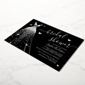 Butterfly Sparkress Brautparty Folieneinladung (Gedreht)