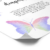 Butterfly \ Spätabendtauchspiel Poster (Ecke)