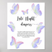 Butterfly \ Spätabendtauchspiel Poster (Vorne)