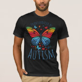 Butterfly Spectrum - Transformed by Autism T-Shirt (Vorderseite)