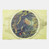 Butterfly-Spinnenne Vintager Garten Biene viktoria Geschirrtuch (Horizontal)