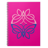 Butterfly Spiral Photo Notebook Notizblock (Vorderseite)