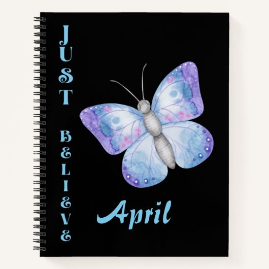 Butterfly SpiralNotebook Notizblock (Vorderseite)