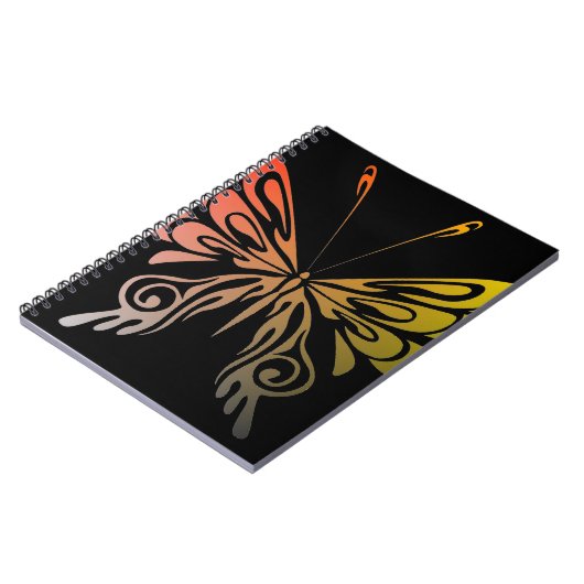 Butterfly SpiralNotebook Notizblock (Linke Seite)
