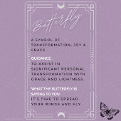 Butterfly Spirit Animal Decoration Cutting Board Schneidebrett