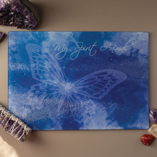 Butterfly Spirit Animal Decoration Cutting Board Schneidebrett