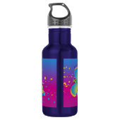 Butterfly Splash Edelstahlflasche (Rückseite)