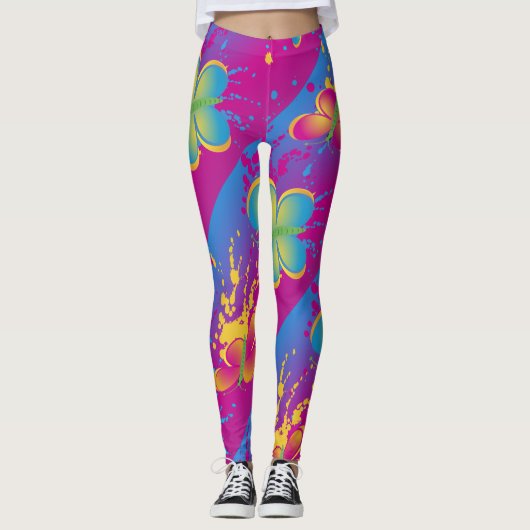 Butterfly Splash Leggings (Vorderseite)