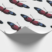 Butterfly Spring Art Geschenkpapier (Ecke)