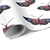 Butterfly Spring Art Geschenkpapier (Rolleneckpunkt)