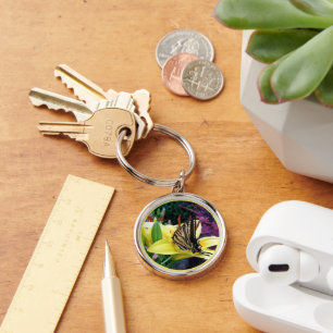 Butterfly Spring Butterfly Key Chains Schlüsselanhänger