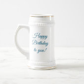 Butterfly Spring Sublimation-96280 Uhr Bierglas (Links)