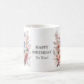 Butterfly Spring Sublimation-96280 Uhr Kaffeetasse (Mittel)