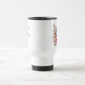 Butterfly Spring Sublimation-96280 Uhr Reisebecher (Mittel)