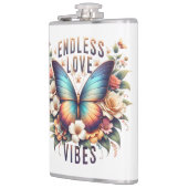 Butterfly Spring Sublimation-96281 Flachmann (Links)