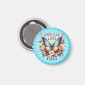 Butterfly Spring Sublimation-96281 Magnet (Vorderseite/Rückseite)