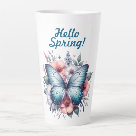 Butterfly Spring Sublimation-96282 Milchtasse (Vorderseite)