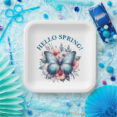 Butterfly Spring Sublimation-96282 Pappteller (Party)