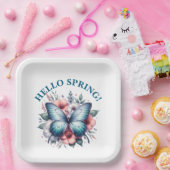 Butterfly Spring Sublimation-96282 Pappteller (Party)
