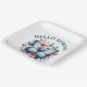 Butterfly Spring Sublimation-96282 Pappteller (Gewinkelt)
