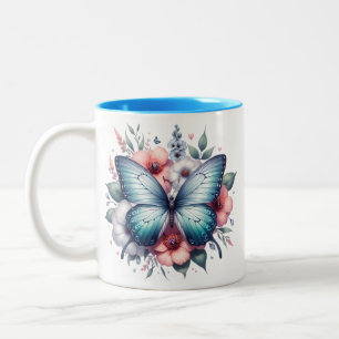 Butterfly Spring Sublimation-96282 Zweifarbige Tasse
