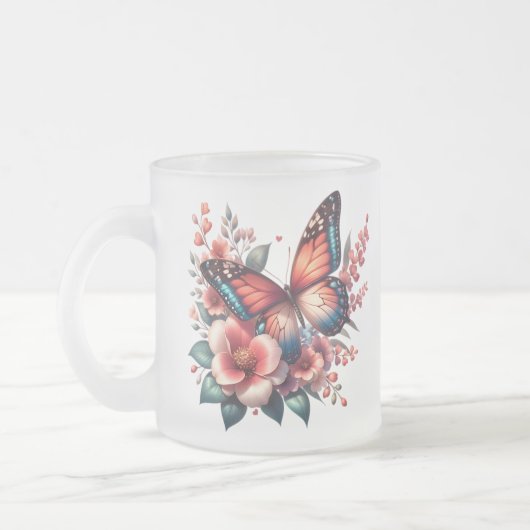 Butterfly Spring Sublimation-96284 Mattglastasse (Links)