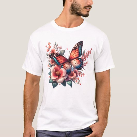 Butterfly Spring Sublimation-96284 T-Shirt (Vorderseite)