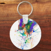 Butterfly-Spritzer Schlüsselanhänger (Vorderseite)