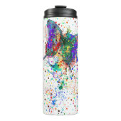 Butterfly-Spritzer-Thermalwäscher Thermosbecher (Vorderseite)