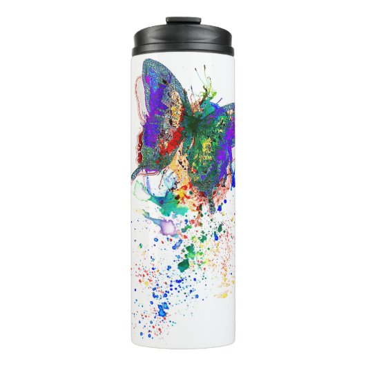 Butterfly-Spritzer Thermosbecher (Vorderseite)